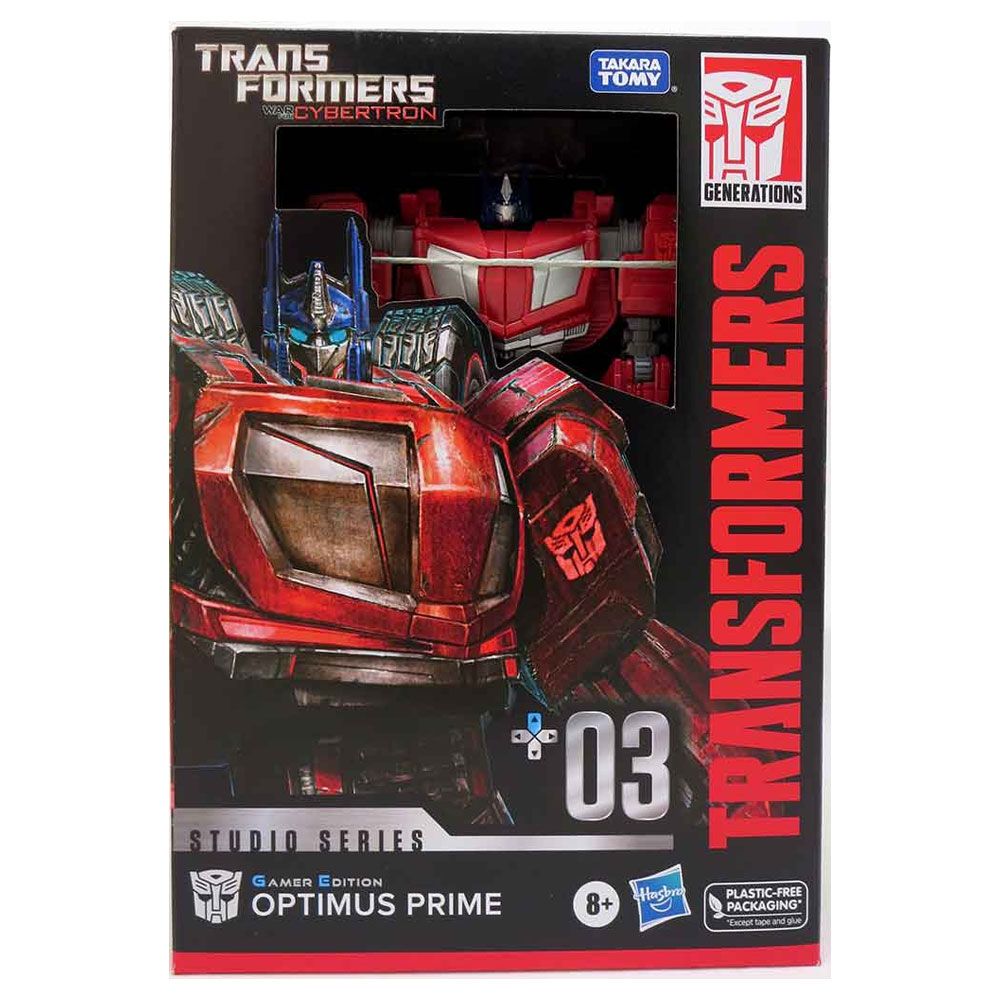 Transformers Studio Series Voyager 03 Gamer Edition Optimus Prime Figure