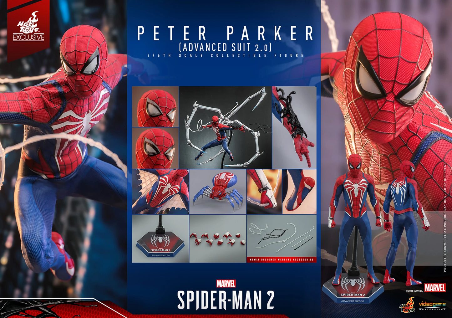 Spiderman 2 - Peter Parker (PS5 Advanced Suit 2.0) Hot toys