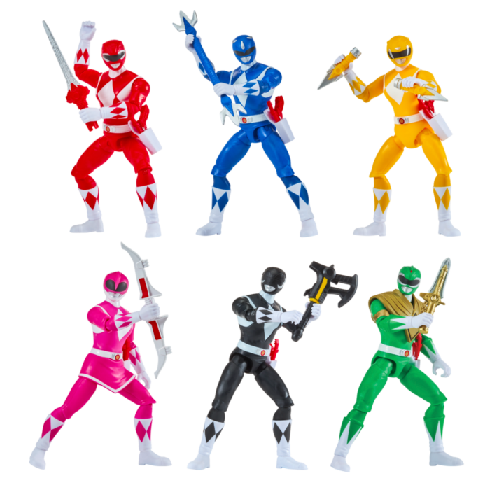 Mighty Morphin Power Rangers: Re-Ignition - Power Rangers Basic 5.25" Action Figure 6-Pack