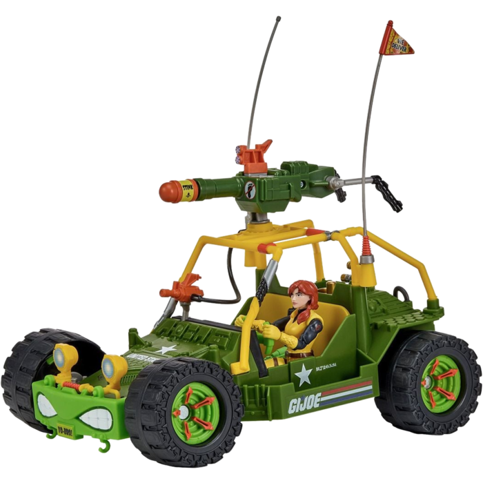Teenage Mutant Ninja Turtles x G.I. Joe - A.W.E. Shell-Striker with April O' Neil as Scarlett 4.5" Scale Action Figure Vehicle 2-Pack