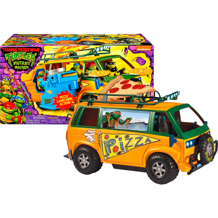 Teenage Mutant Ninja Turtles: Mutant Mayhem - Pizzafire Van 4" Scale Action Figure Vehicle