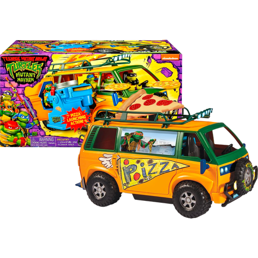 Teenage Mutant Ninja Turtles: Mutant Mayhem - Pizzafire Van 4" Scale Action Figure Vehicle