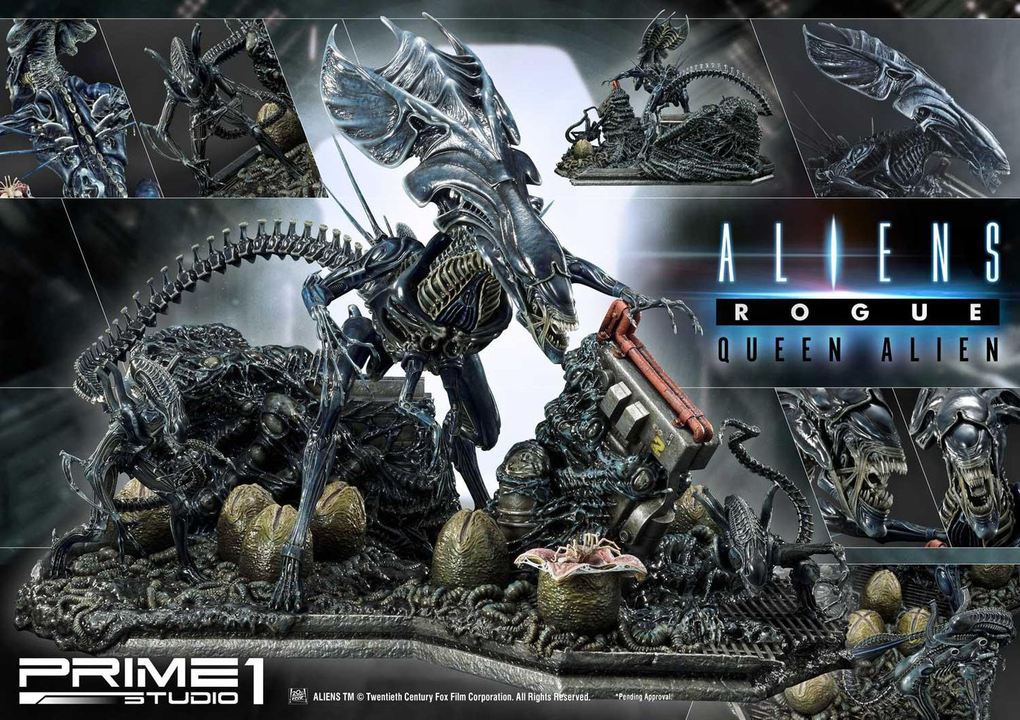 Clearance sale - PRIME 1 – Aliens Premium Masterline Series Statue Queen Alien Battle Diorama