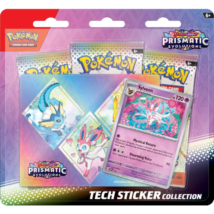 Pokemon - Scarlet & Violet 8.5 Prismatic Evolutions Tech Sticker Collection (Lucky Dip)