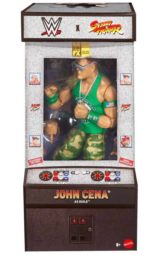 WWE x Street Fighter Elite Collection John Cena as Guile Figure