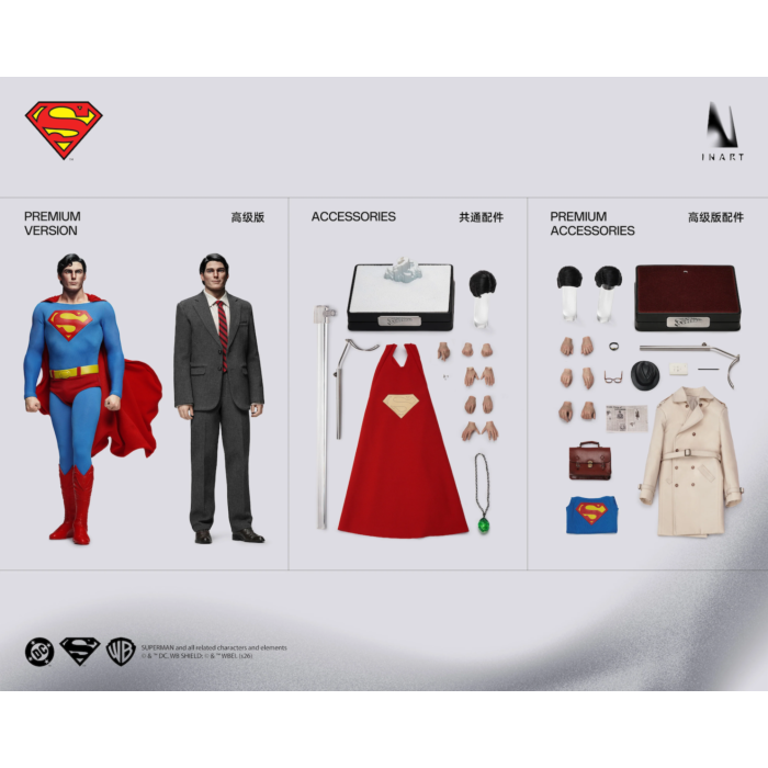 INART Superman 1978 Superman Premium Version 1/6 Action Figure **Pre-order**