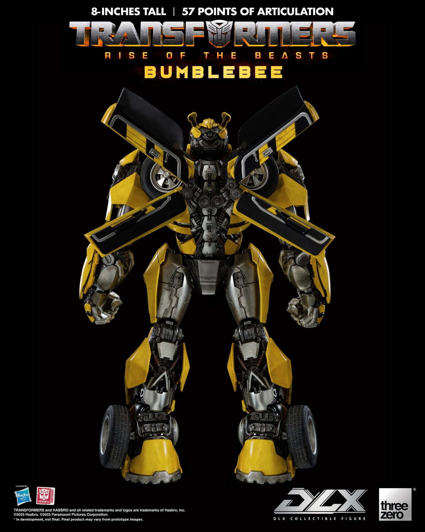 BUMBLEBEE DLX- ThreeZero Transformers: Rise of the Beasts DLX Bumblebee Figure