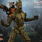 Hot Toys Mms254 1/6 Guardians Of The Galaxy Rocket And Groot Action Figure