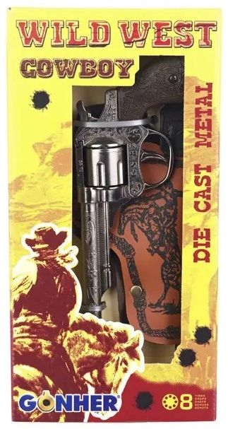 OWBOY WILD WEST DIE-CAST METAL HOLSTER