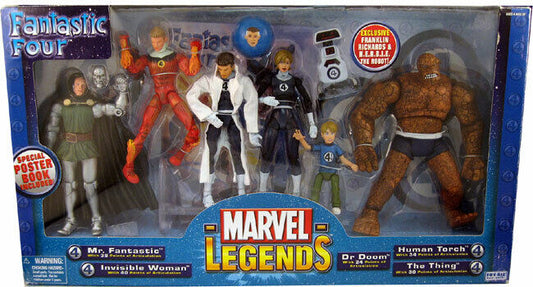 FANTASTIC FOUR Marvel Legends 5-Figure Boxed Set