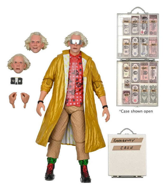 Doc Brown Back to The Future 2 Ultimate 7-inch Scale Figure