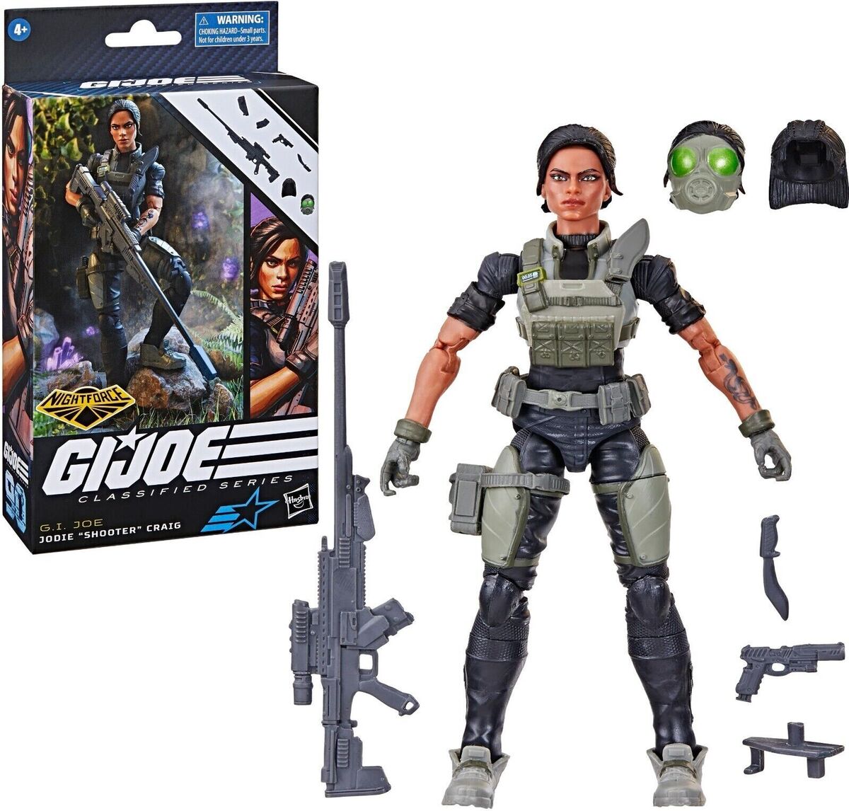 G.I. JOE Classified Series Nightforce Jodie Shooter Craig