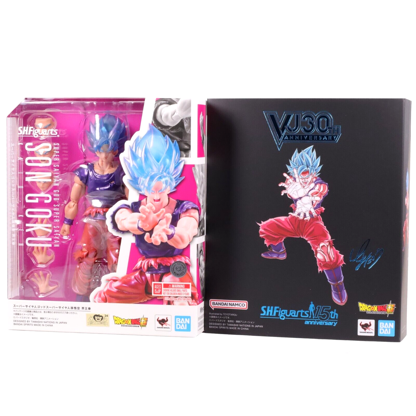 S.H.Figuarts Dragon Ball Goku SSGSS Kaioken V-Jump 30th Bandai