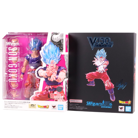 S.H.Figuarts Dragon Ball Goku SSGSS Kaioken V-Jump 30th Bandai