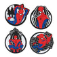 SPIDER MAN PREMIUM RUBBER COASTER SET OF 4