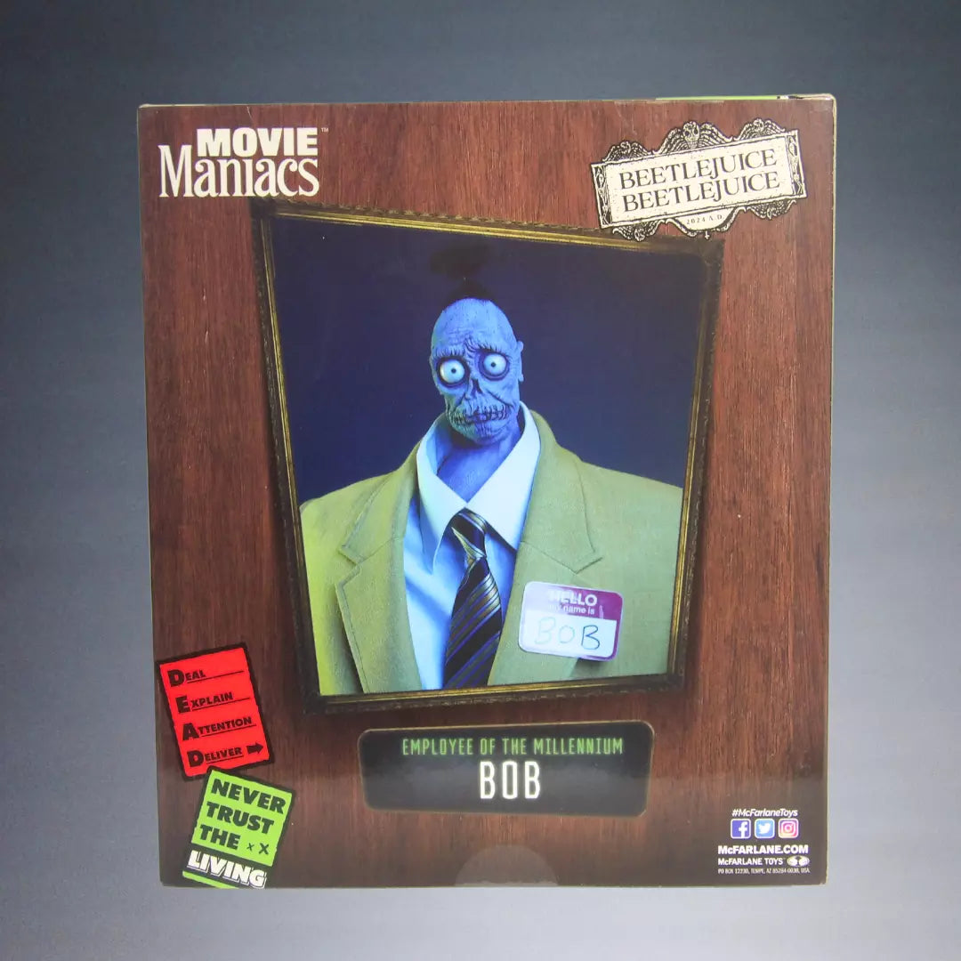 MCFARLANE MOVIE MANIACS BEETLEJUICE BEETLEJUICE BOB PLATINUM EDITION