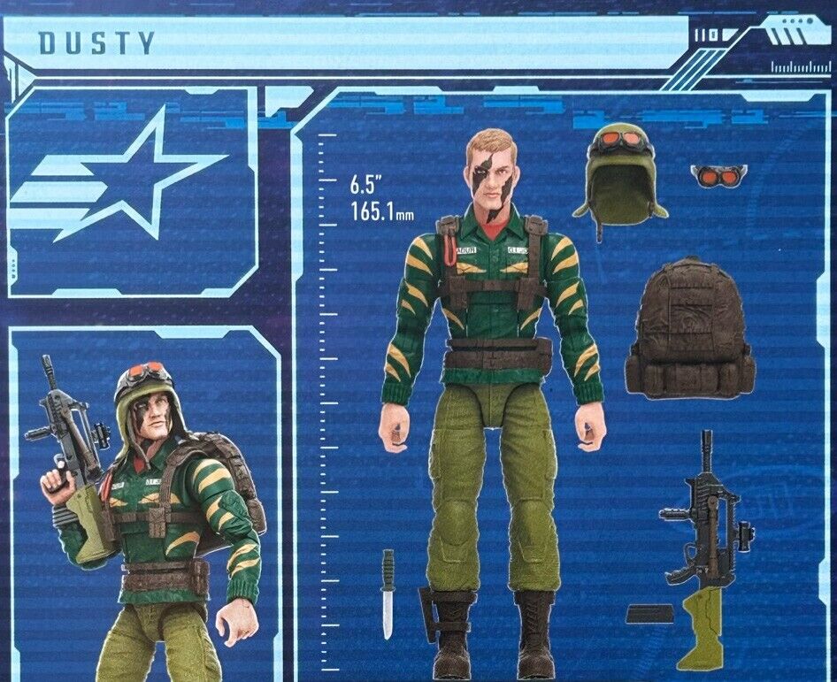 GI Joe Classified Series 6" 065 Python Patrol Dusty Target Exclusive