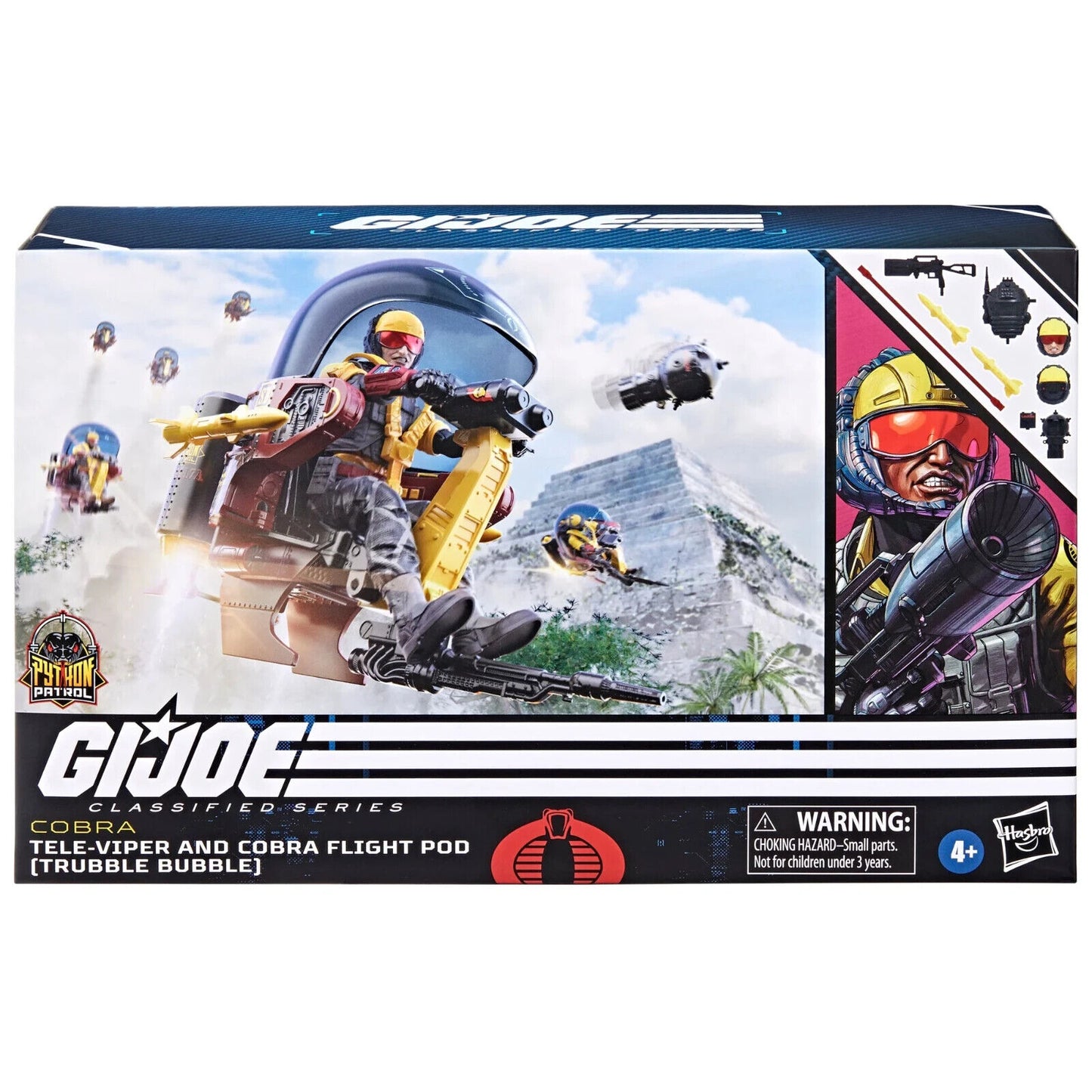 G.I. Joe Classified Python Patrol Tele-Viper Action Figure & Cobra Flight Pod