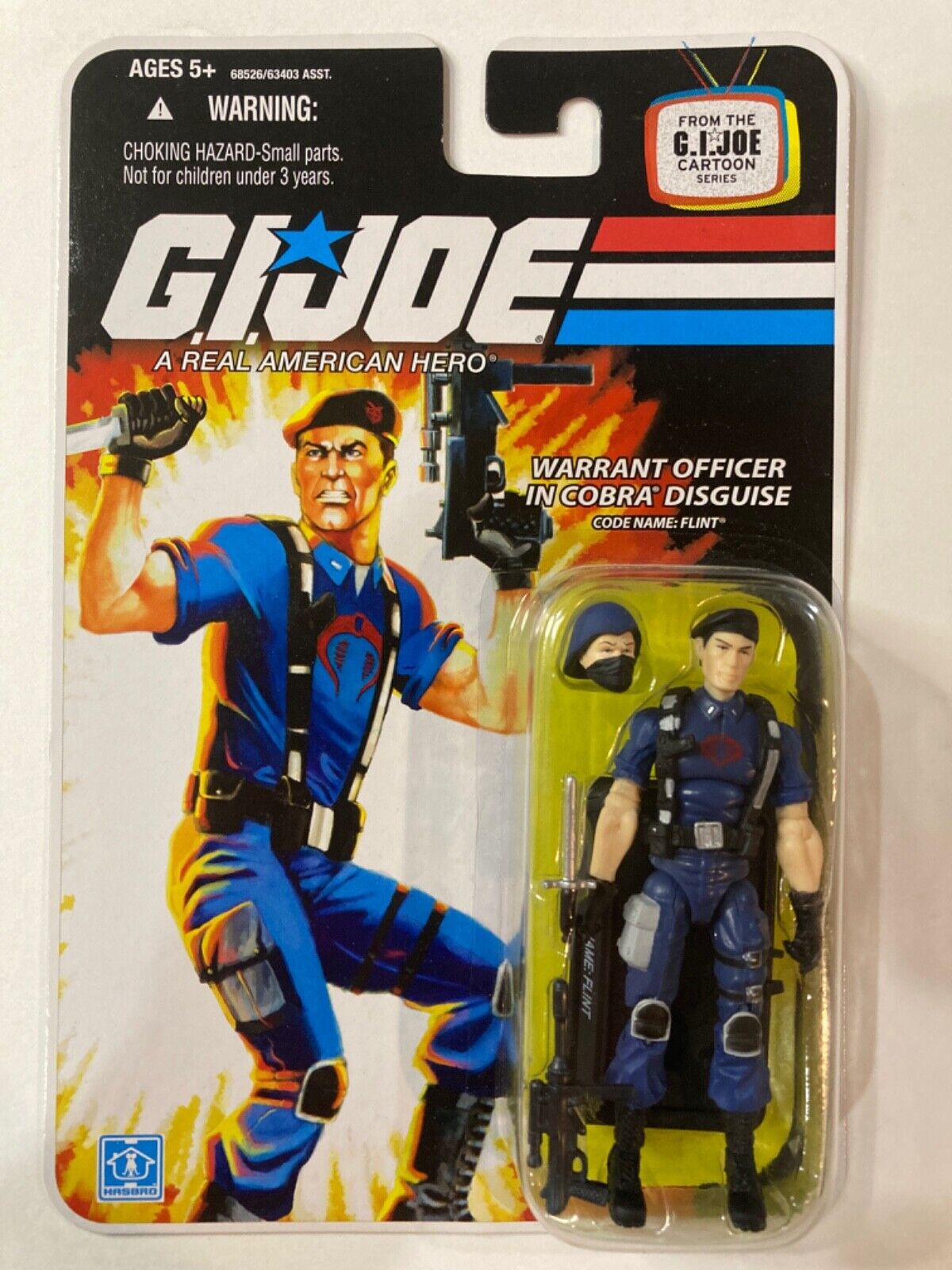 2008 Hasbro GI Joe ARAH Cartoon Series Action Figure Flint in Disguise