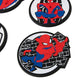 SPIDER MAN PREMIUM RUBBER COASTER SET OF 4