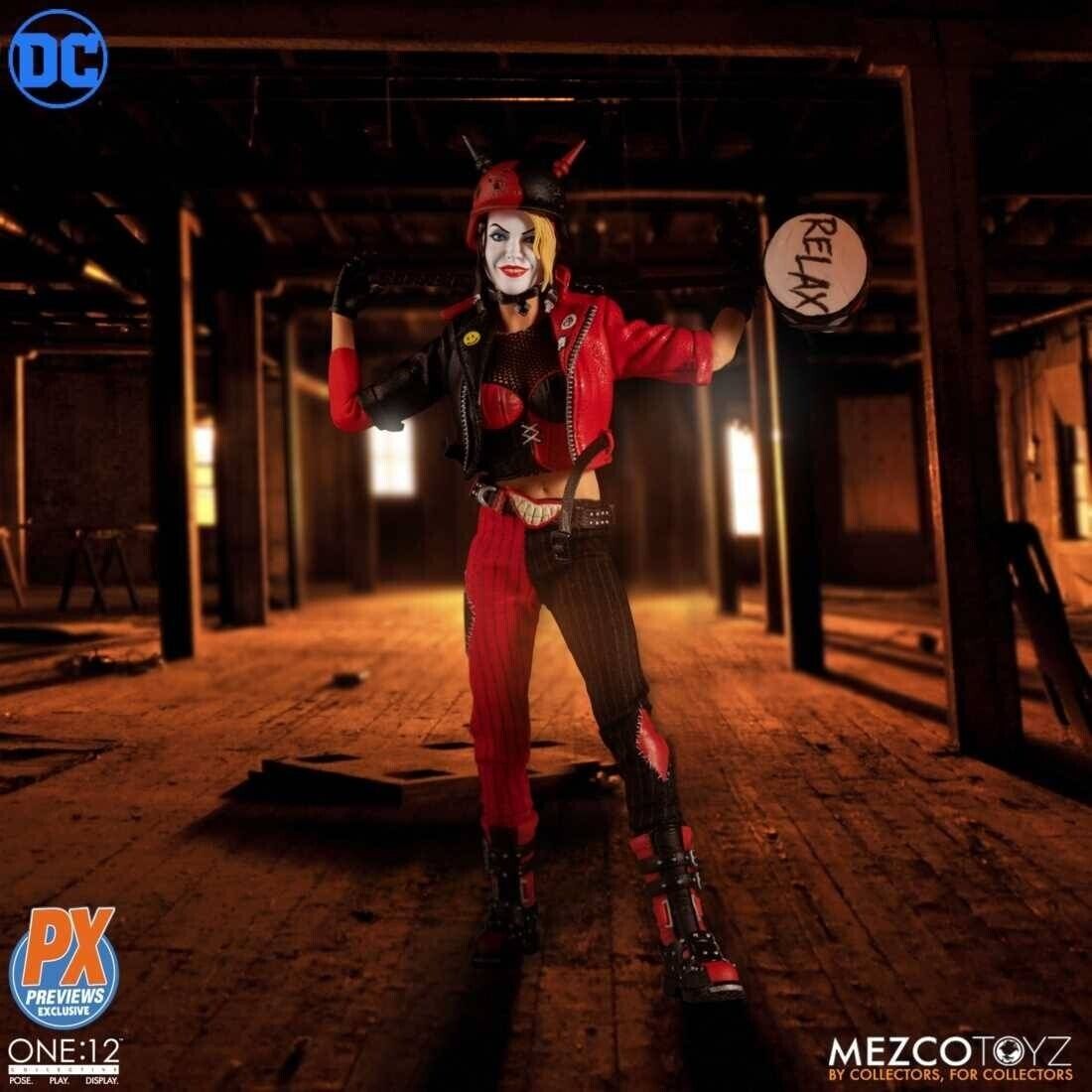 MEZCO TOYZ THE ONE:12 DC Comics Harley Quinn 1/12th Figure Previews Exclusive