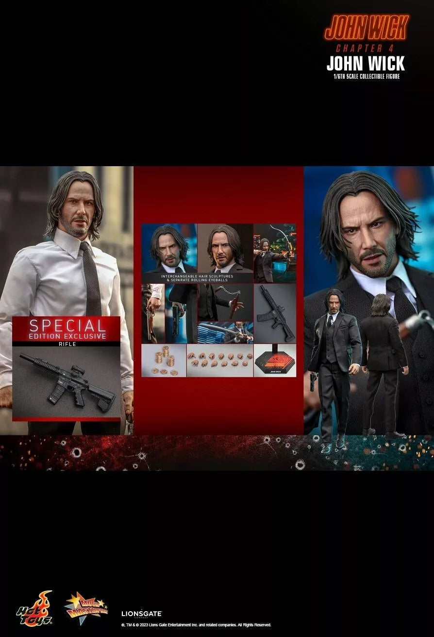 Special Edition Hot Toys: John Wick: Chapter 4 - John Wick 1/6th Scale Action Figure