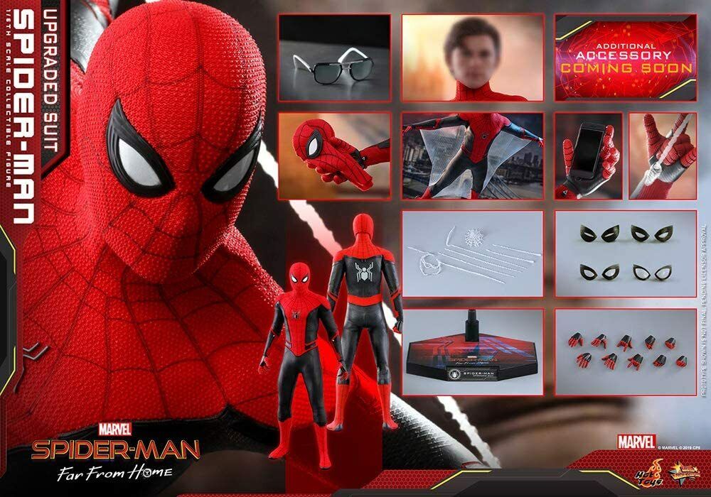 HOT TOYS 1/6 SPIDER-MAN FAR FROM HOME MMS542 UPGRADED SUIT VERSION