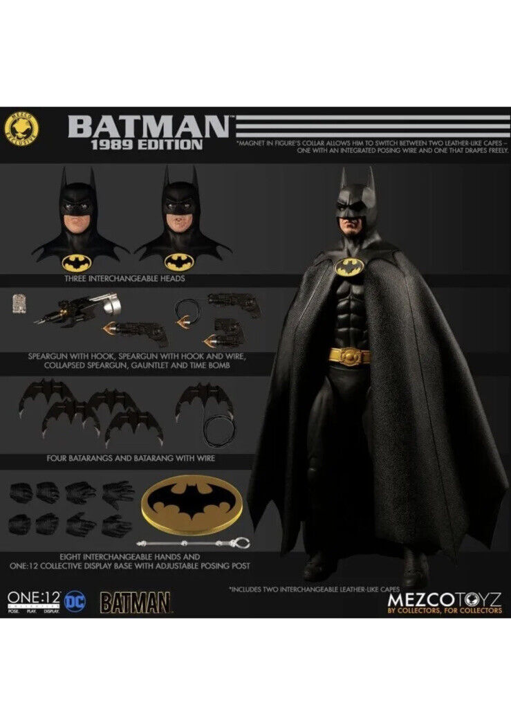 Mezco One:12 Collective BATMAN 1989 Michael Keaton