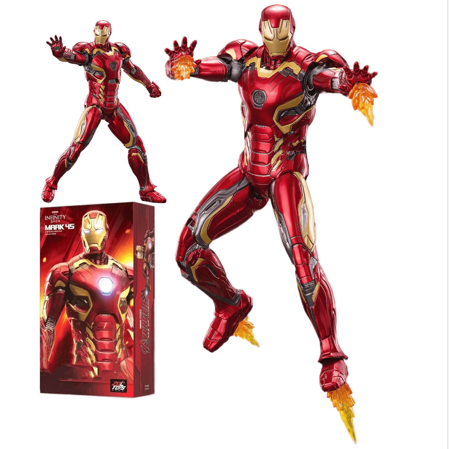 Marvel Avengers Iron Man Mark 45 MK45 Ironman Toy Action Figure