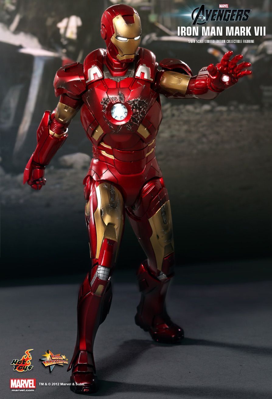 Hot Toys MMS185 Avengers Iron man Mark VII 7 Robert Downey Tony 1/6