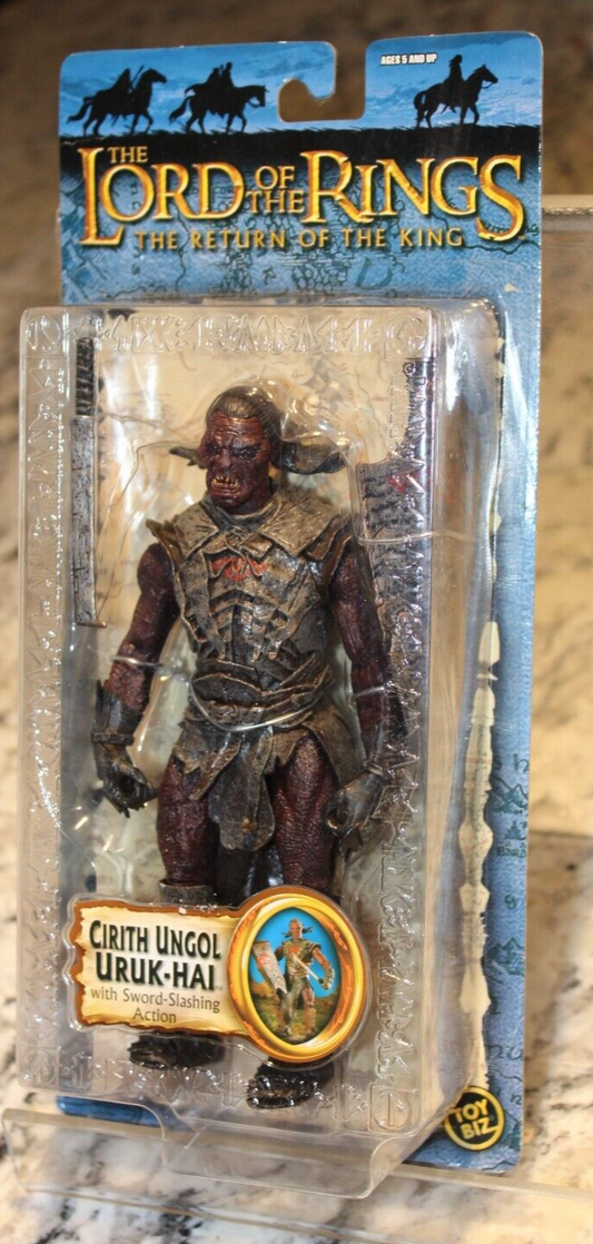 Lord Of The Rings The Return Of The King Toybiz Cirith Ungol Uruk Hai Figure