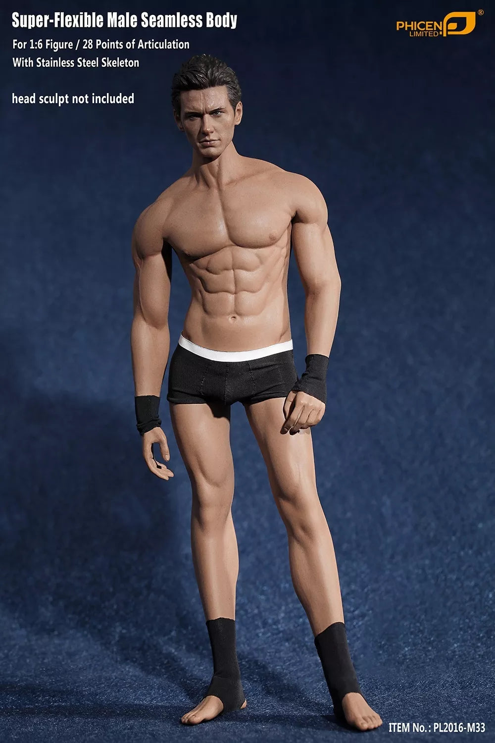 TBLeague Phicen M33 Super-Flexible Male Seamless Muscular Body 1/6