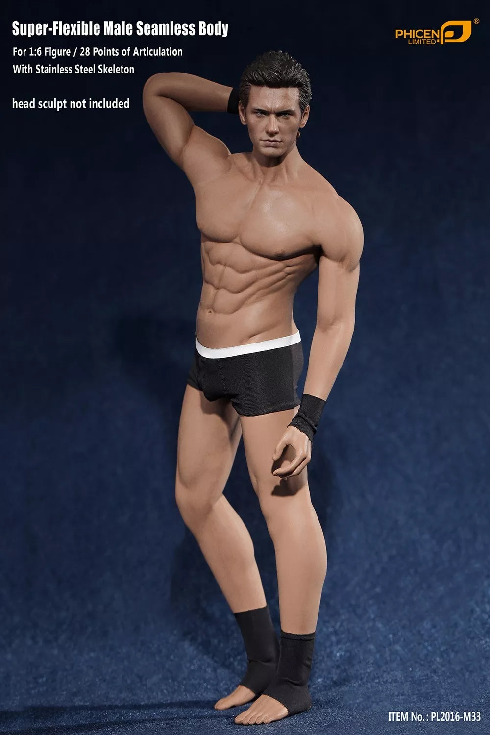 TBLeague Phicen M33 Super-Flexible Male Seamless Muscular Body 1/6