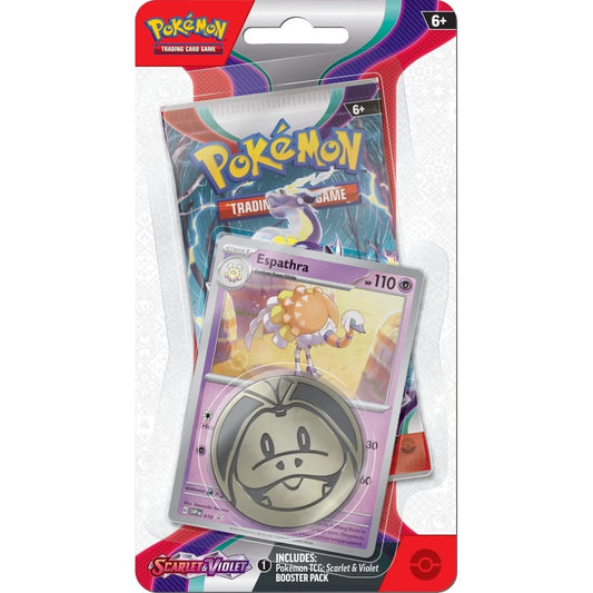 Pokemon TCG: Scarlet & Violet Checklane Blister Booster Pack - Espathra