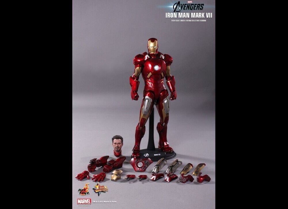 Hot Toys MMS185 Avengers Iron man Mark VII 7 Robert Downey Tony 1/6