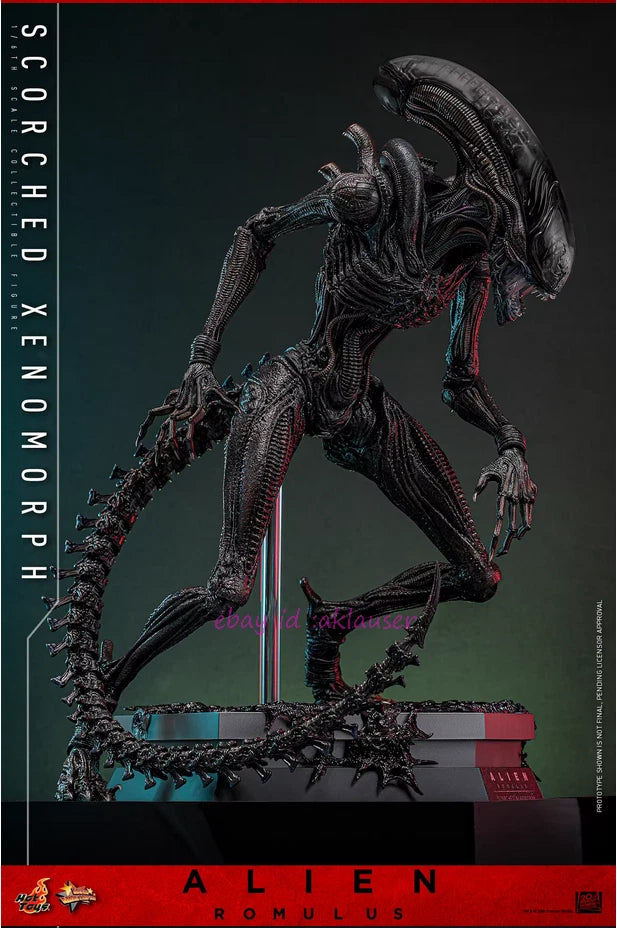 Hot Toys MMS784 Alien: Romulus - Scorched Xenomorph 1/6th Scale Collectible Figure