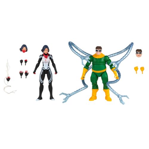 Marvel Legends Series Spider-Man 60th Anniversary Marvel’s Silk and Doctor Octopus 2-Pack 6-inch Action Figures