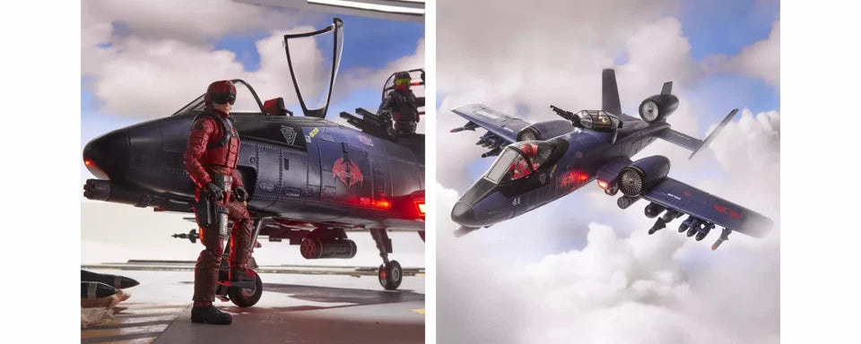 Hasbro HasLab G.I. Joe Classified Cobra Rattler Attack Jet All Tiers
