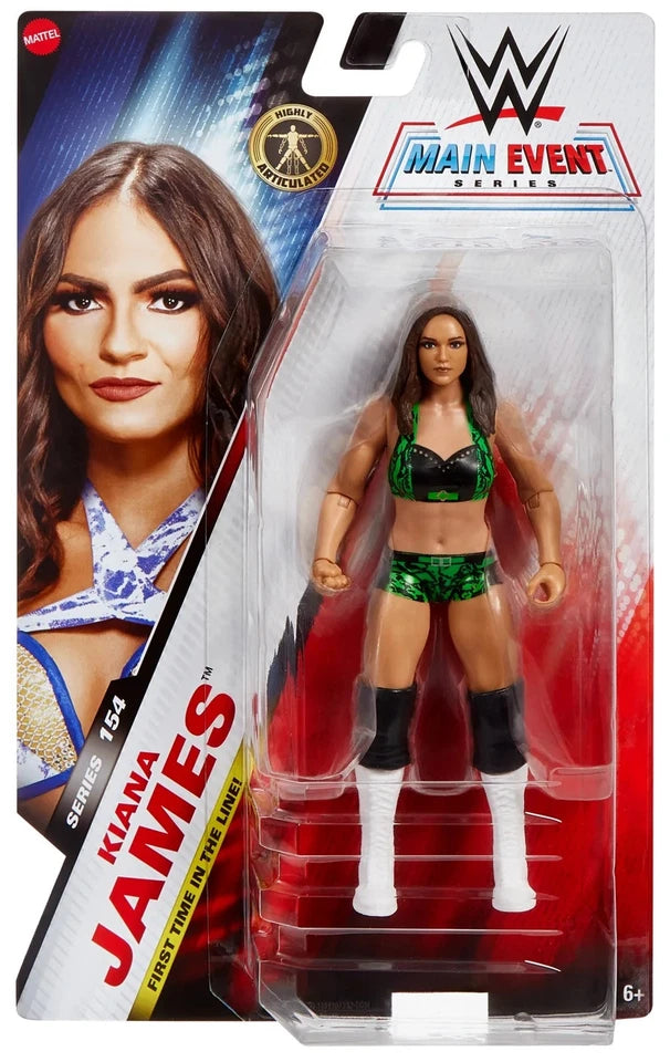 WWE Main Event Basic 154 Kiana James [Chase Version] Wrestling Figure