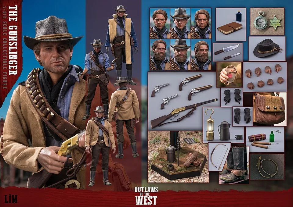 **Special Bundle** LimToys LIM008 1/6 Outlaw of the West Arthur Action Figure