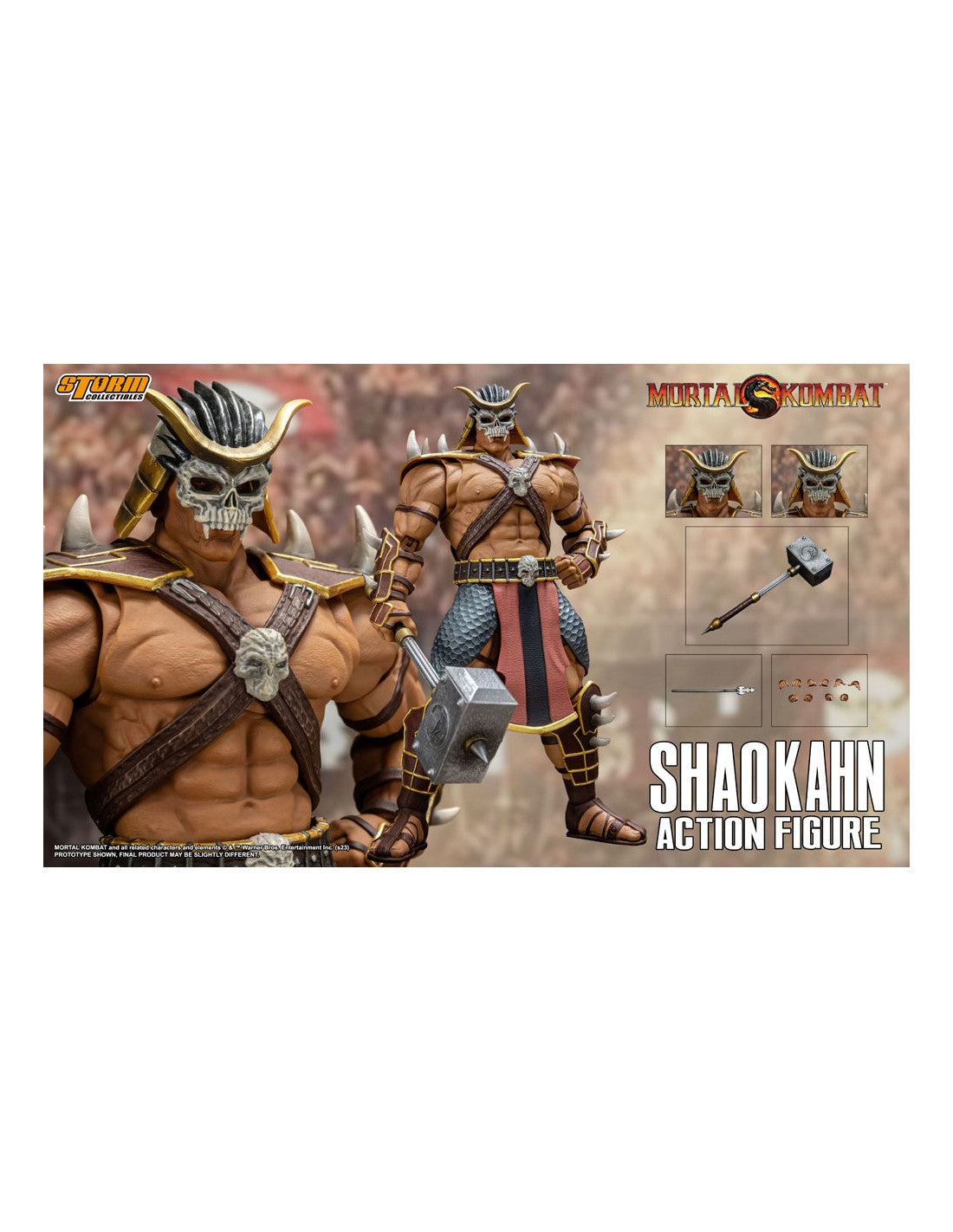 Shao Kahn Mortal Kombat Action Figure