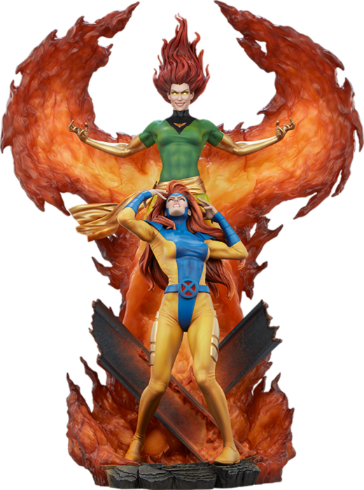 Marvel Comics - Phoenix & Jean Grey Maquette  (Displayed Item)