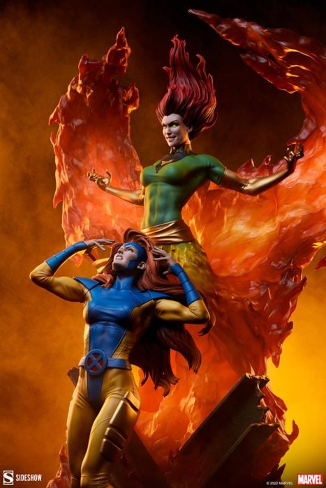 Marvel Comics - Phoenix & Jean Grey Maquette  (Displayed Item)