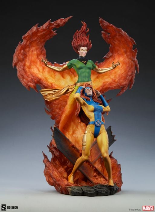 Marvel Comics - Phoenix & Jean Grey Maquette  (Displayed Item)