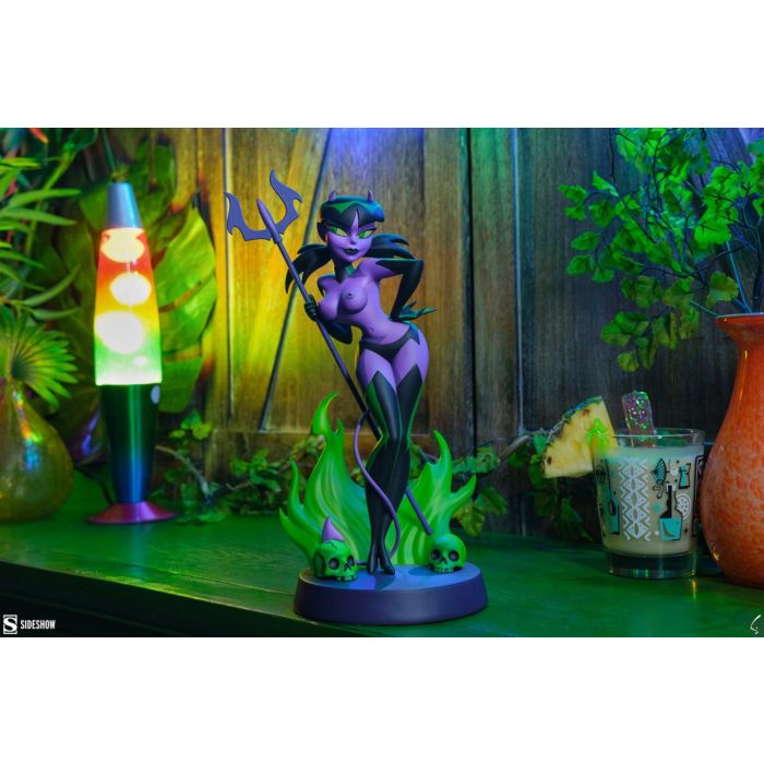 Shane Glines - Devil Girl (Purple & Green) Statue **Pre-Order**