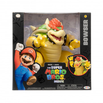 Super Mario Movie: Fire Breathing Bowser Figure (7in)