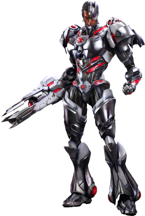 Justice League - Cyborg Play Arts Kai 10" Action Figure