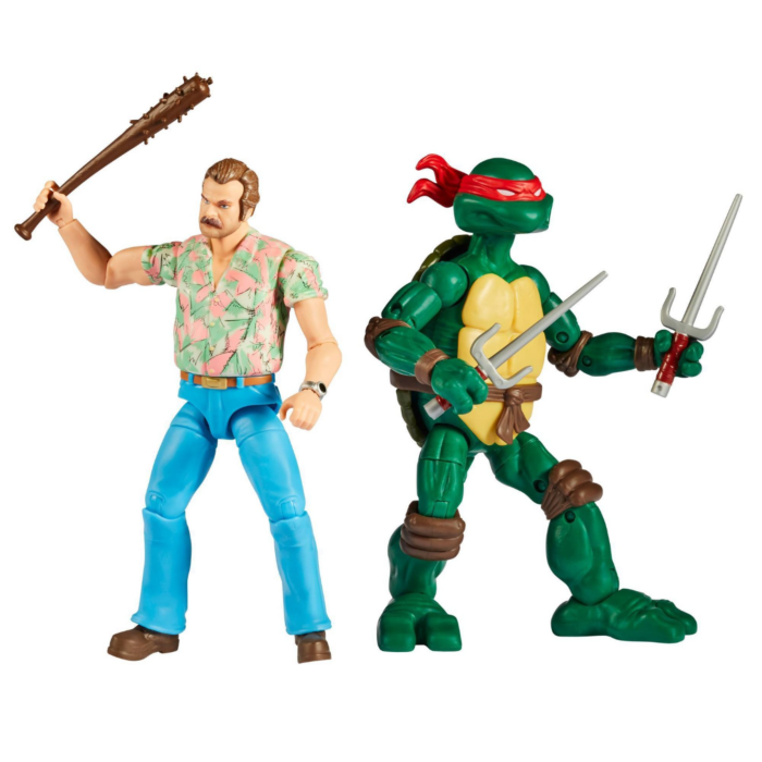 Teenage Mutant Ninja Turtles x Stranger Things - Raphael & Hopper 6” Action Figure 2-Pack