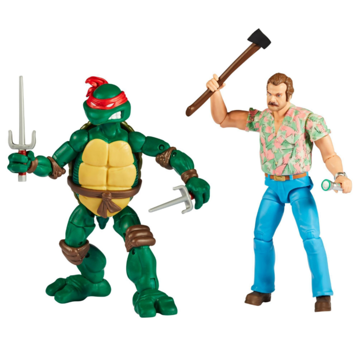 Teenage Mutant Ninja Turtles x Stranger Things - Raphael & Hopper 6” Action Figure 2-Pack