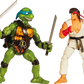 Teenage Mutant Ninja Turtles vs. Street Fighter - Leonardo vs. Ryu 6” Action Figure 2-Pack